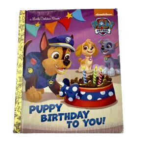 Little Golden Book, Nickelodeon Paw Patrol, Puppy Birthday to You, 2016